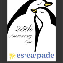 Escapade 25th Anniversary Zine Cover